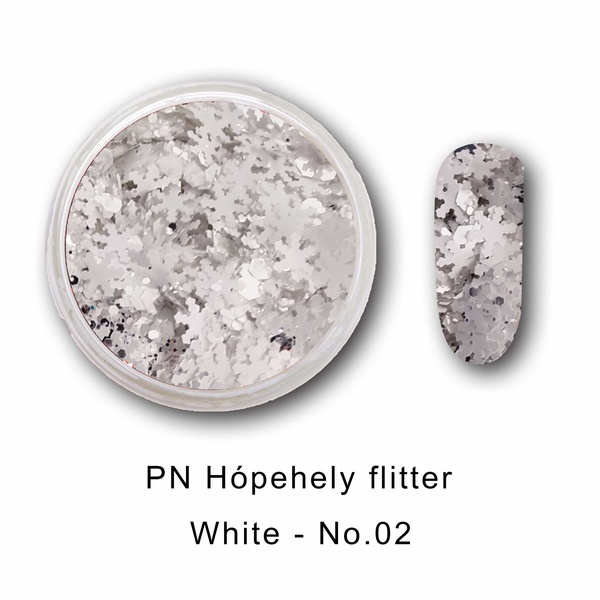 PN Hópehely flitter - White - No.02