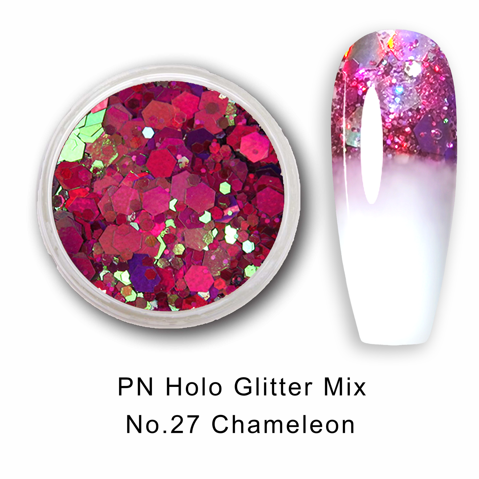 PN Holo glitter mix No.27 Chameleon