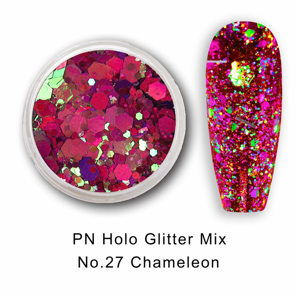 PN Holo glitter mix No.27 Chameleon