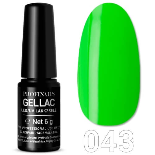 Profinails Gel Lac LED/UV lakkzselé 6gr No.043