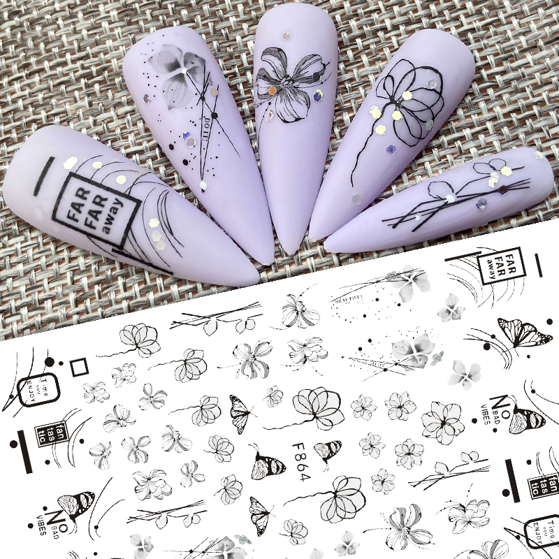 Köröm matrica 3D-s No.F864-107