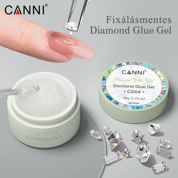 CANNI Fixálásmentes Glue Gel - kőragasztó - 28g