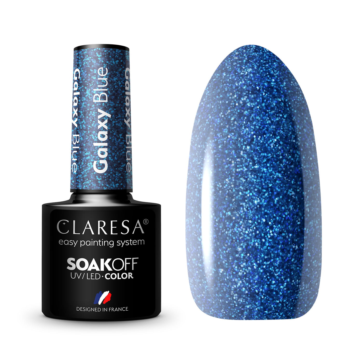 CLARESA UV/LED gél lakk 5g - Galaxy Blue