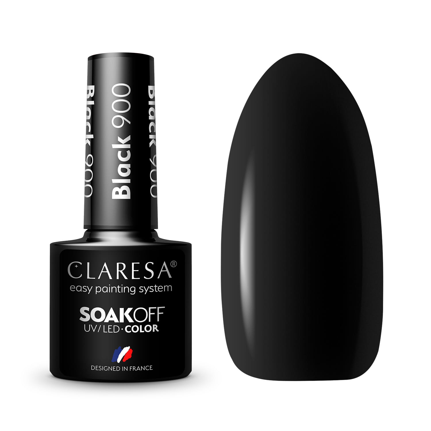 CLARESA UV/LED gél lakk 5g No.900 Black