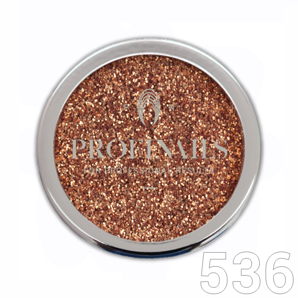 Profinails Cosmetic Glitter No. 536 3 gr - sötét arany