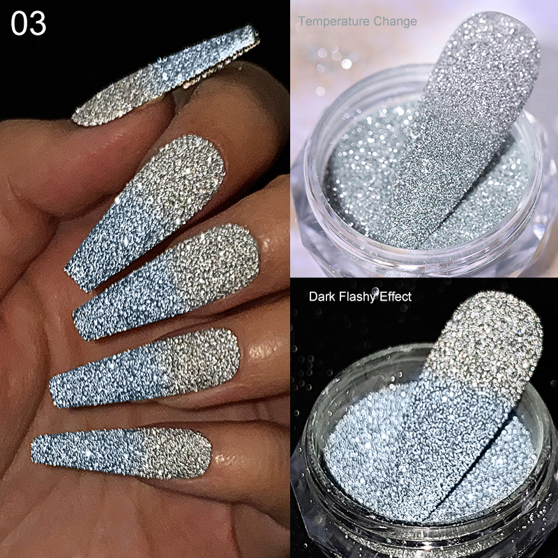 Reflective Thermo csillámpor No.03