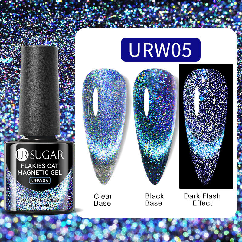 UR SUGAR 7 ml - Flakies Cat Magnetic Gel - URW05
