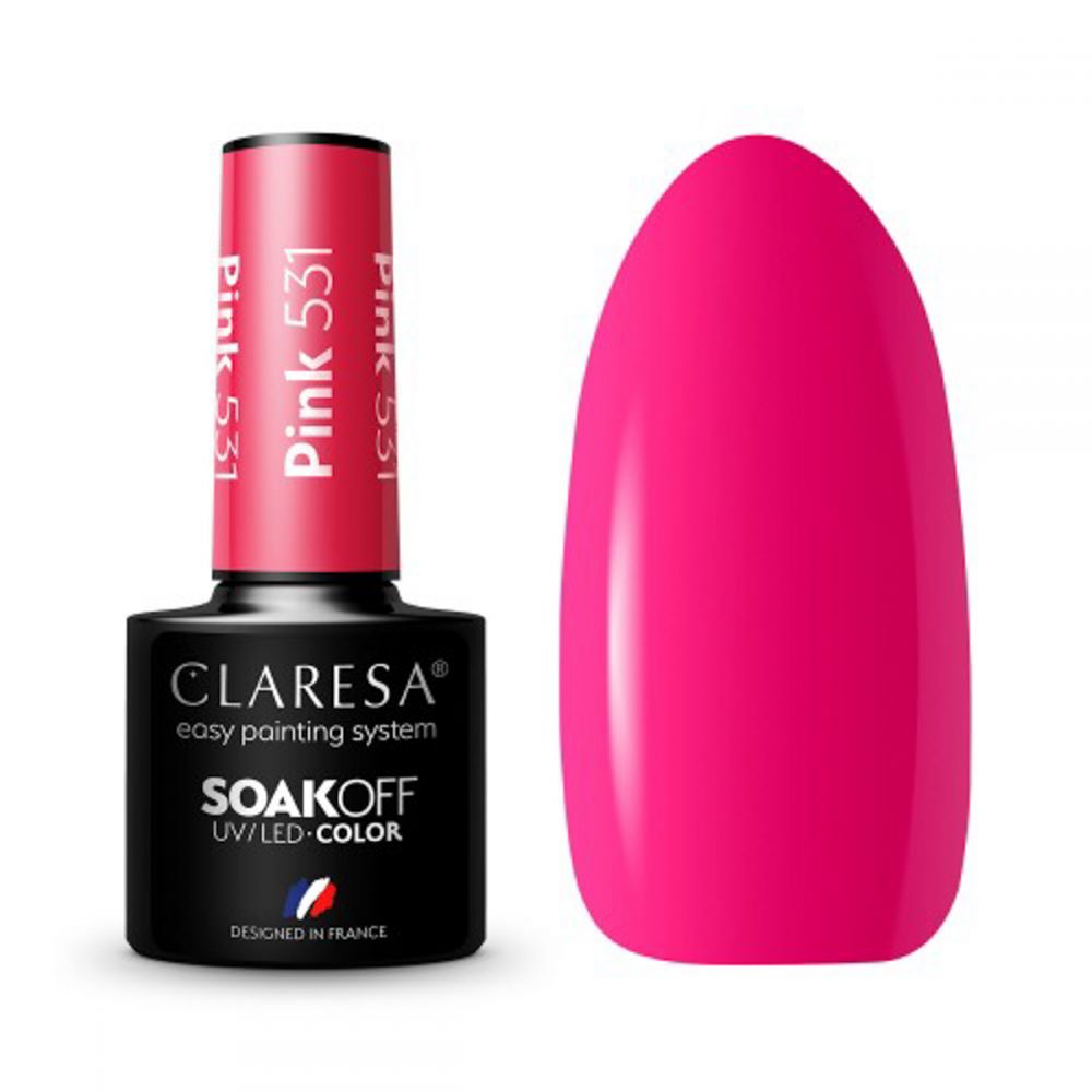 CLARESA UV/LED gél lakk 5g - PINK 531