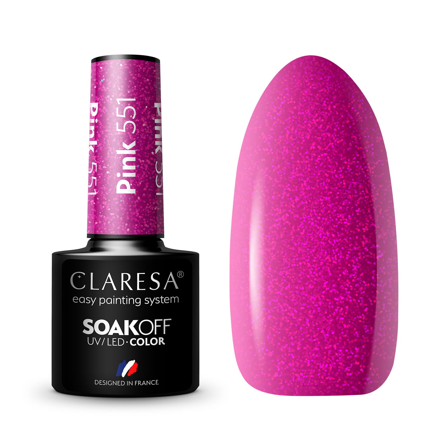CLARESA UV/LED gél lakk 5g - PINK 551