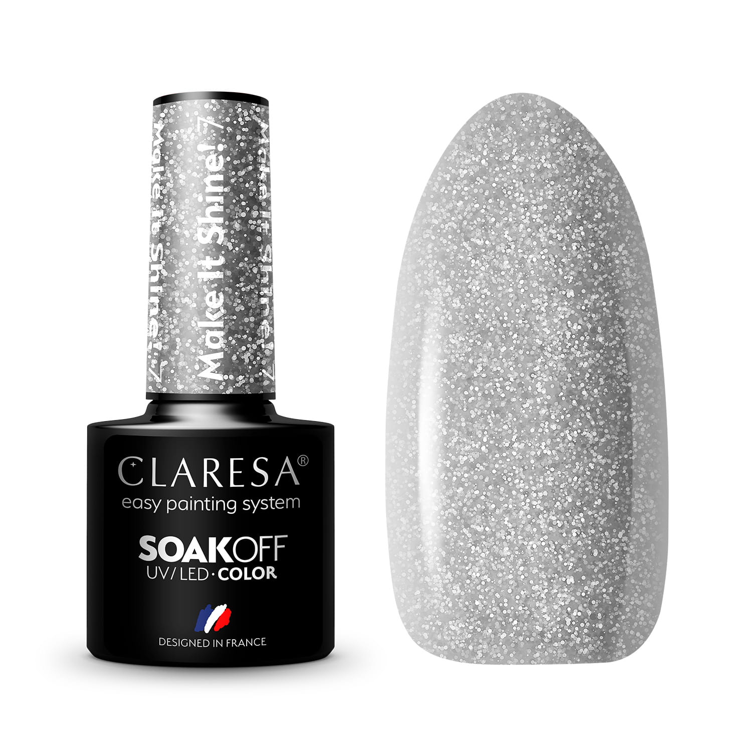 CLARESA UV/LED gél lakk 5g - Make It Shine! 7