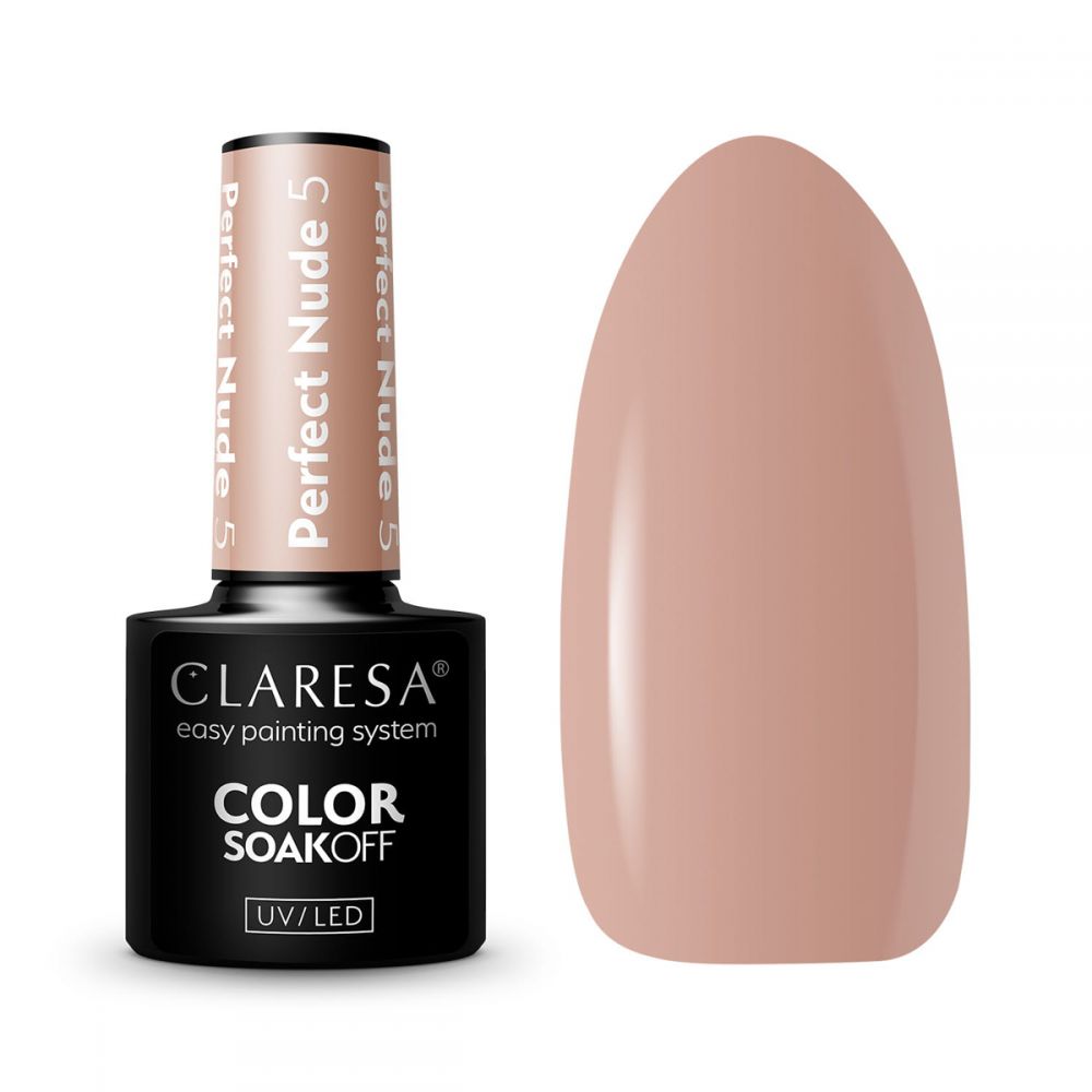 CLARESA UV/LED gél lakk 5g - PERFECT NUDE 5