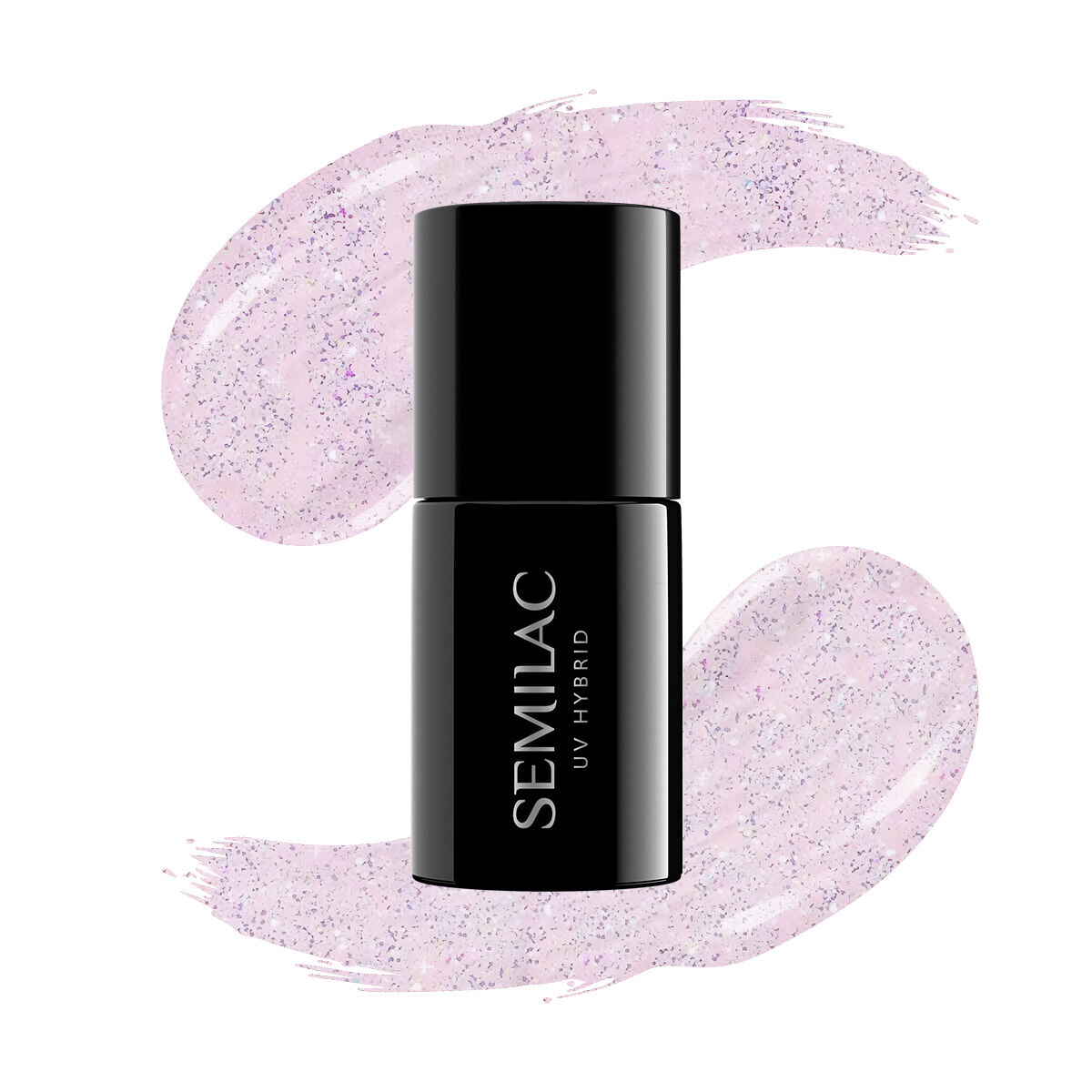 SEMILAC Extend 5in1 - 7 ml - No. 806 Glitter Delicate Pink