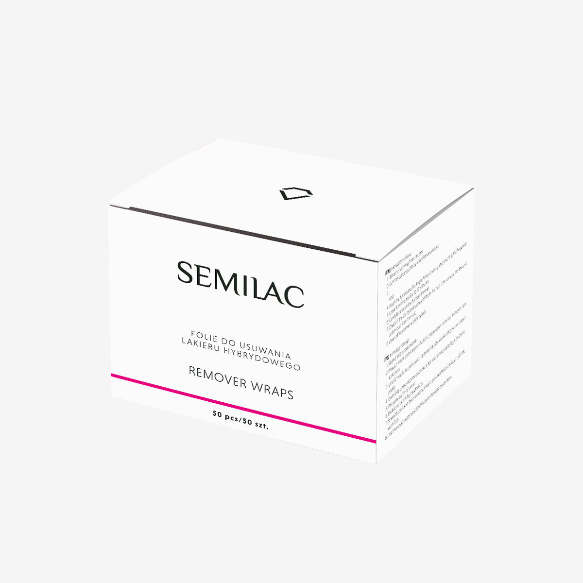 SEMILAC Remover Wraps - Leoldó fólia - 50 db
