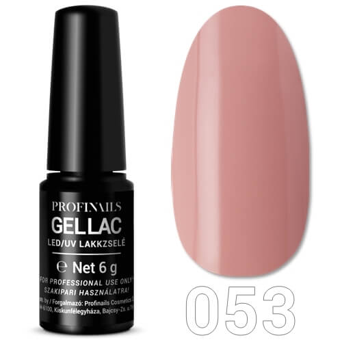 Profinails Gel Lac LED/UV lakkzselé 6gr No.053