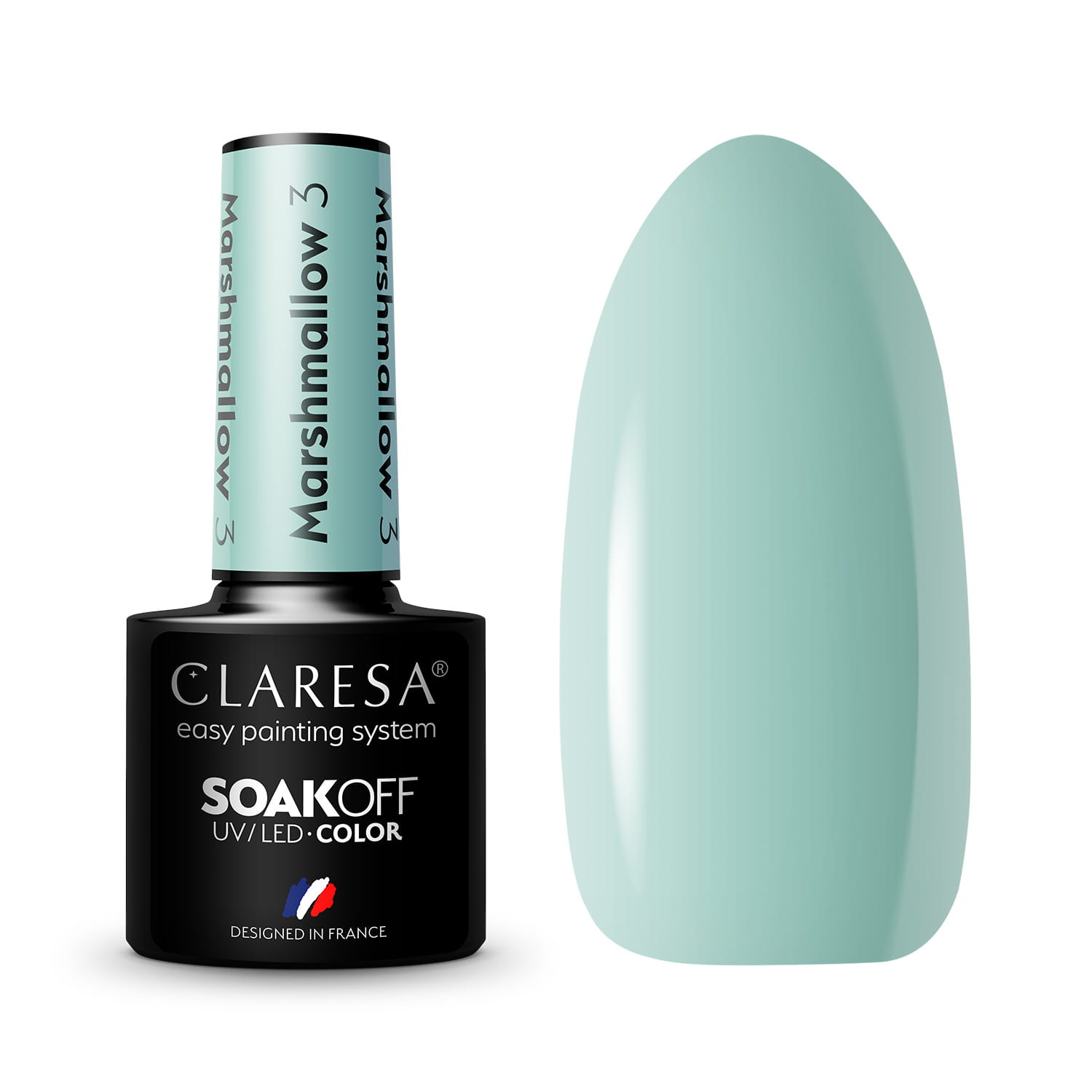 CLARESA UV/LED gél lakk 5g - MARSHMALLOW 3