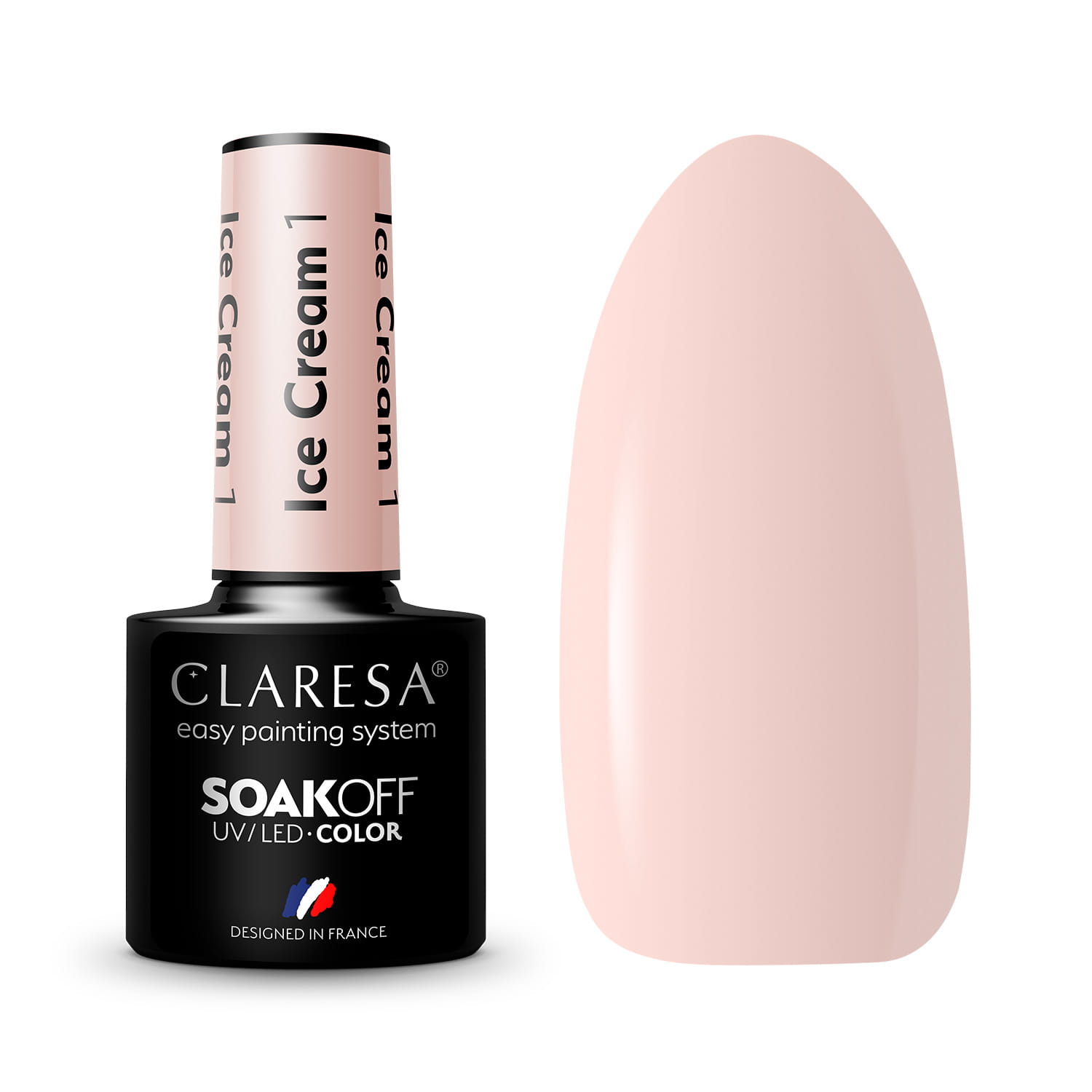 CLARESA UV/LED gél lakk 5g - Ice Cream 1