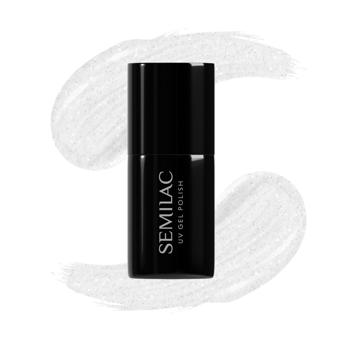 SEMILAC UV/LED Gél Lakk 7ml - 091 - Glitter Milk