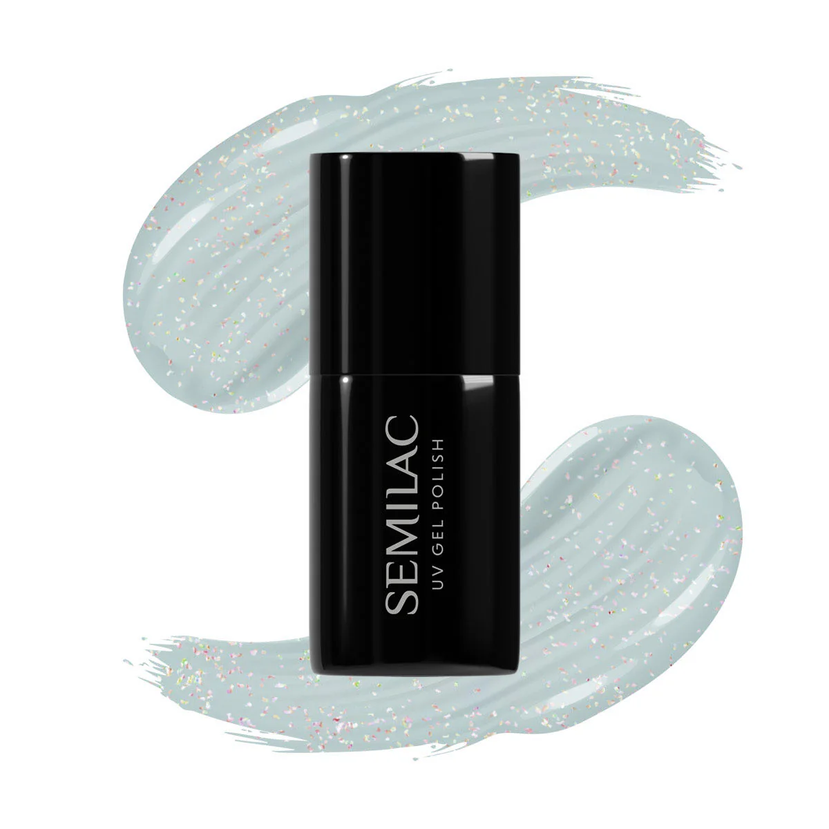 SEMILAC UV/LED Gél Lakk 7ml - 323 - Icy Mint Shimmer