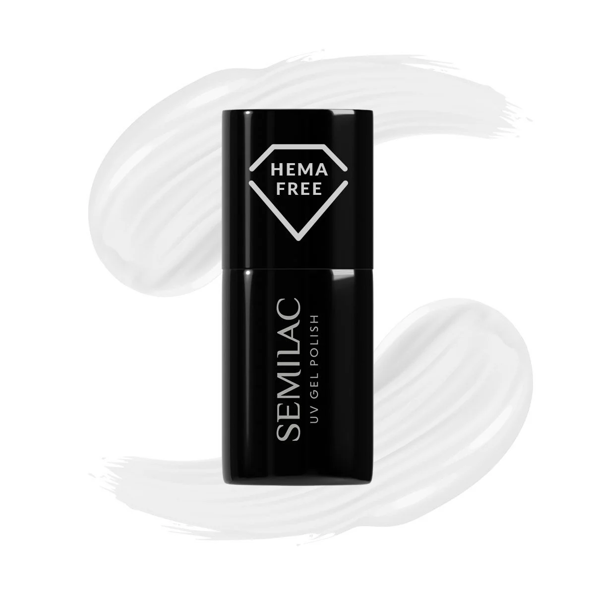 SEMILAC UV/LED Gél Lakk 7ml - 389 - HEMA FREE - Coconut Ice Cream