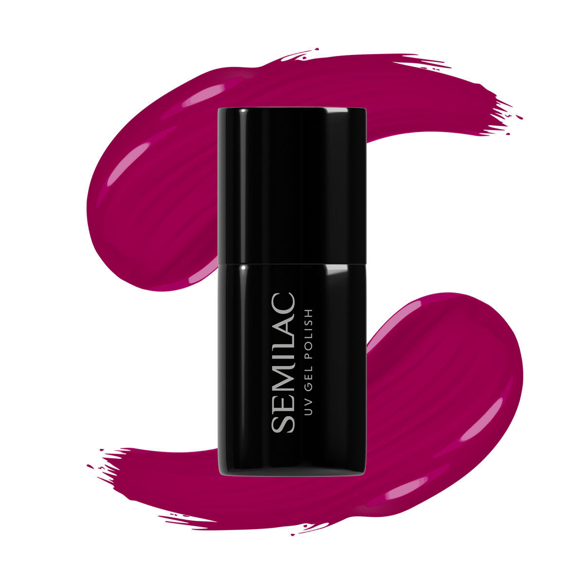 SEMILAC UV/LED Gél Lakk 7ml - 436 - HEMA FREE - Powerful Burgundy