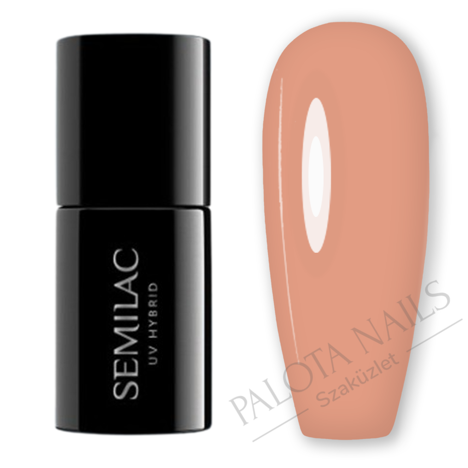 SEMILAC UV/LED Gél Lakk 7ml - 532 - Kind Apricot