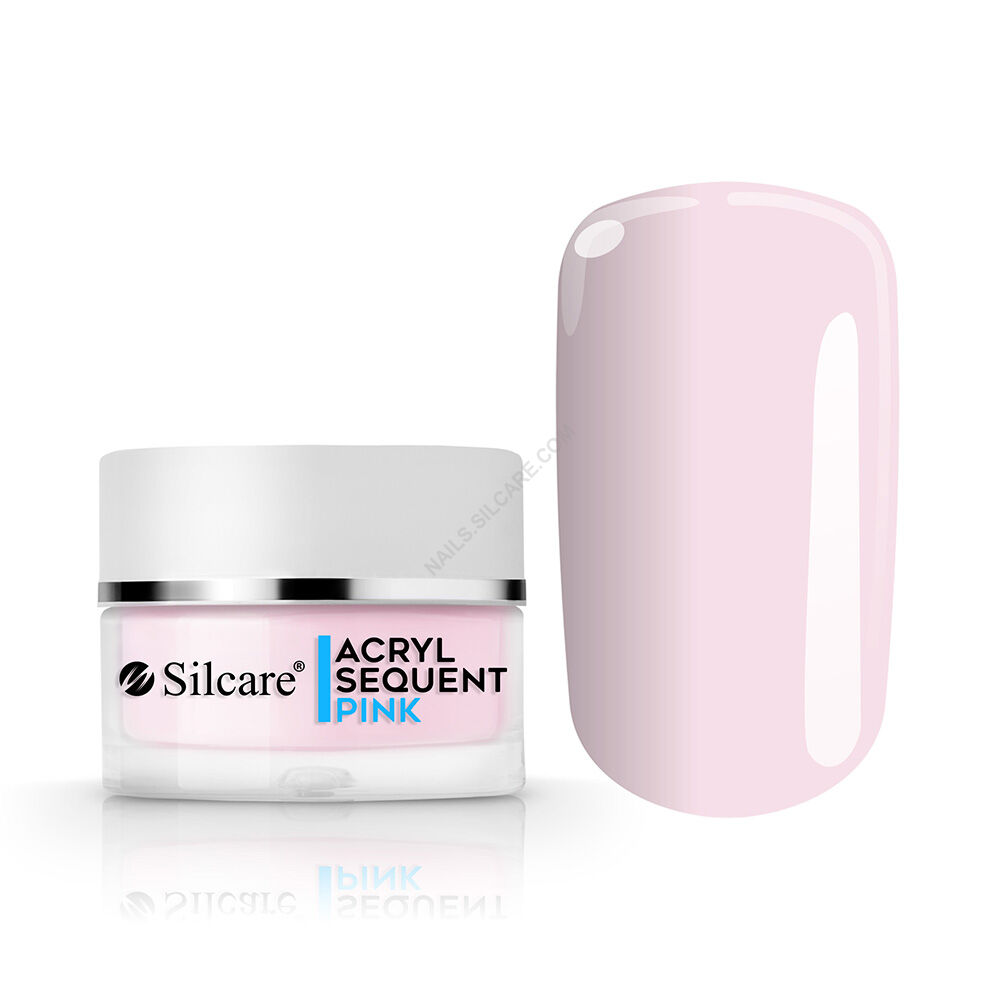 Silcare Acryl Sequent Pink - porcelán por - 30g