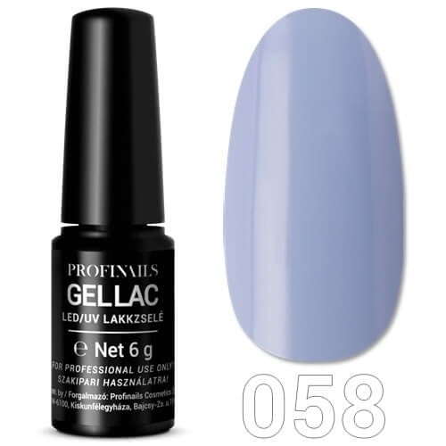 Profinails Gel Lac LED/UV lakkzselé 6gr No.058