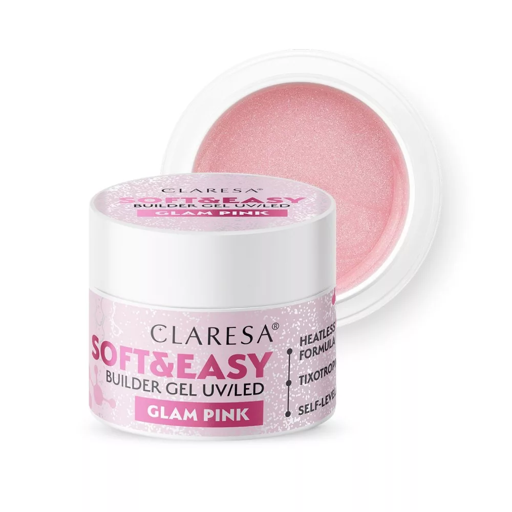 CLARESA Soft&Easy Builder Gél 45g - Glam Pink