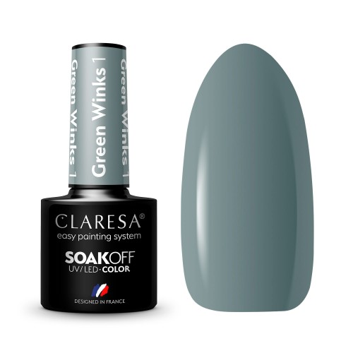 CLARESA UV/LED gél lakk 5g - GREEN WINKS 1