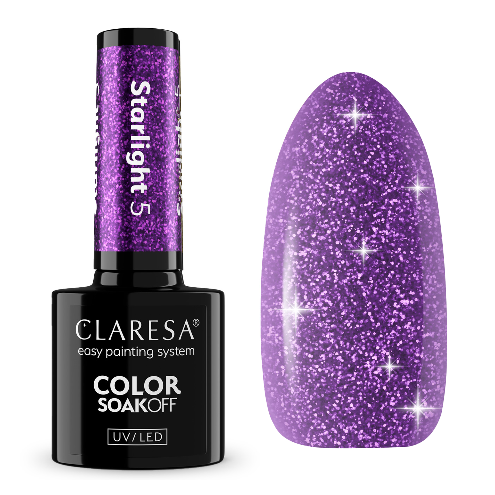 CLARESA UV/LED gél lakk 5g - STARLIGHT 5