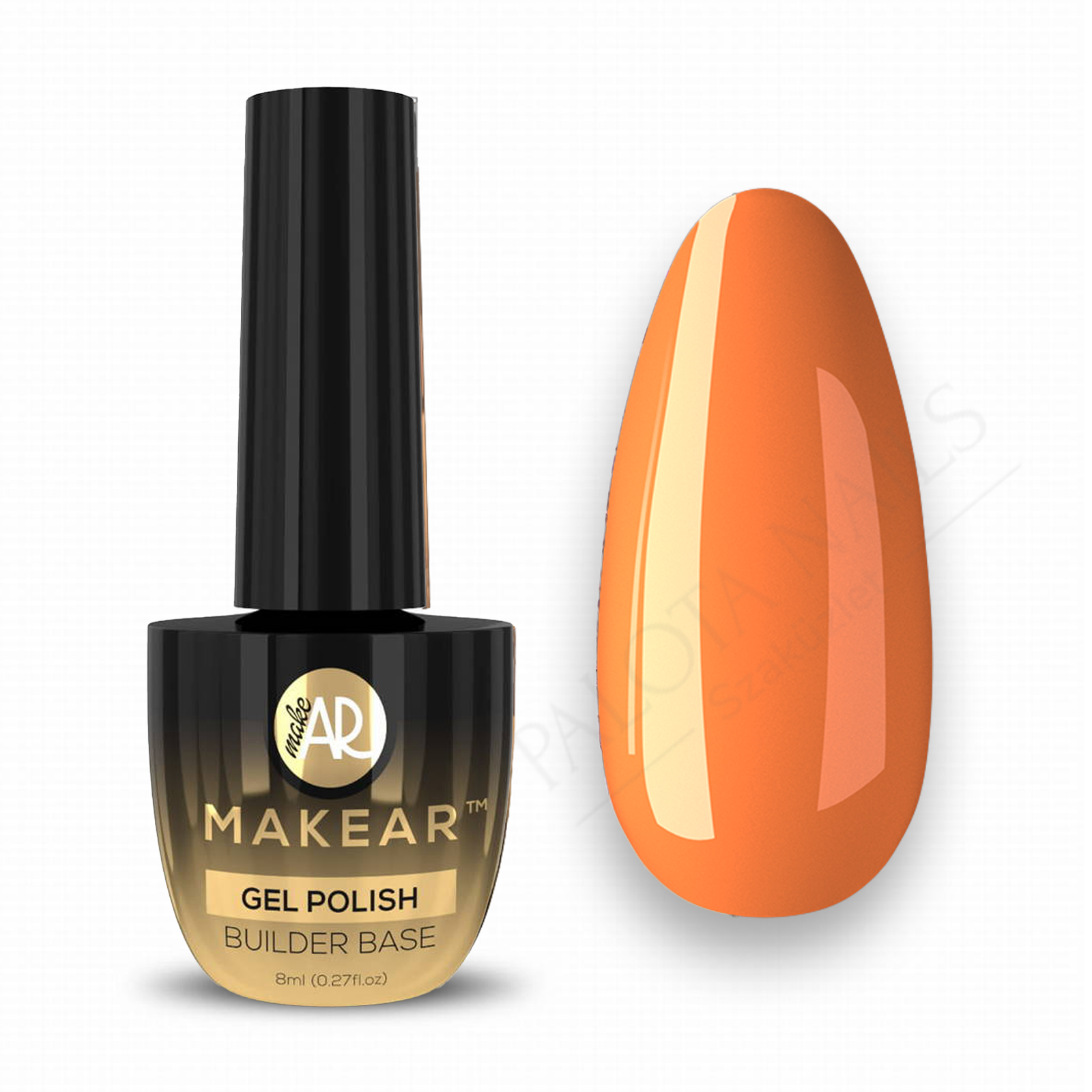 MAKEAR Rubber Base Juicy 8ml - CRB15 Sparkling Orange