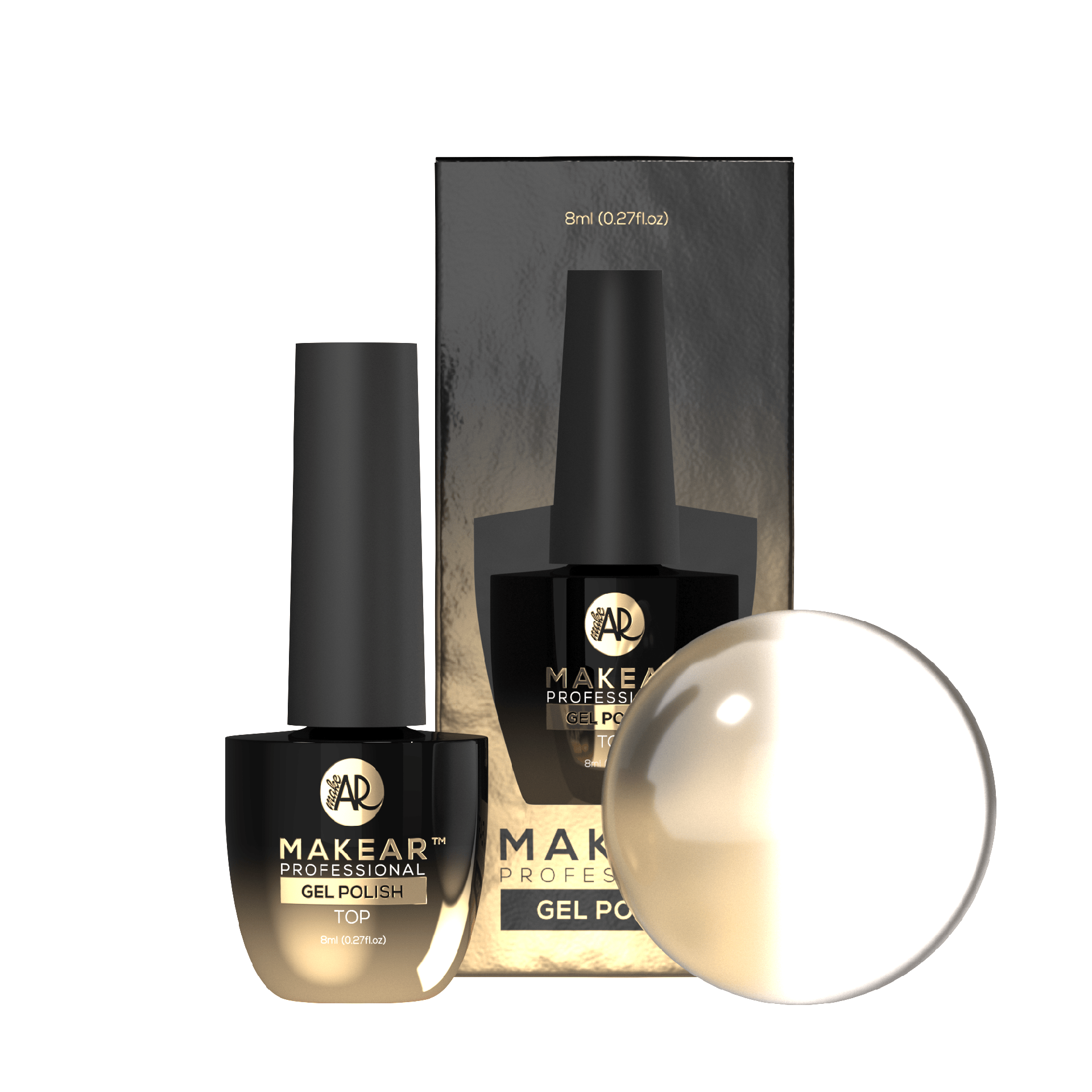 MAKEAR No Wipe Top - VELVET MATTE 8ml