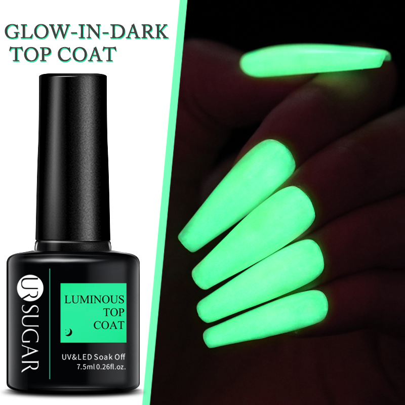 UR Sugar UV/LED Glow-in-dark - világító top coat - 7.5 ml