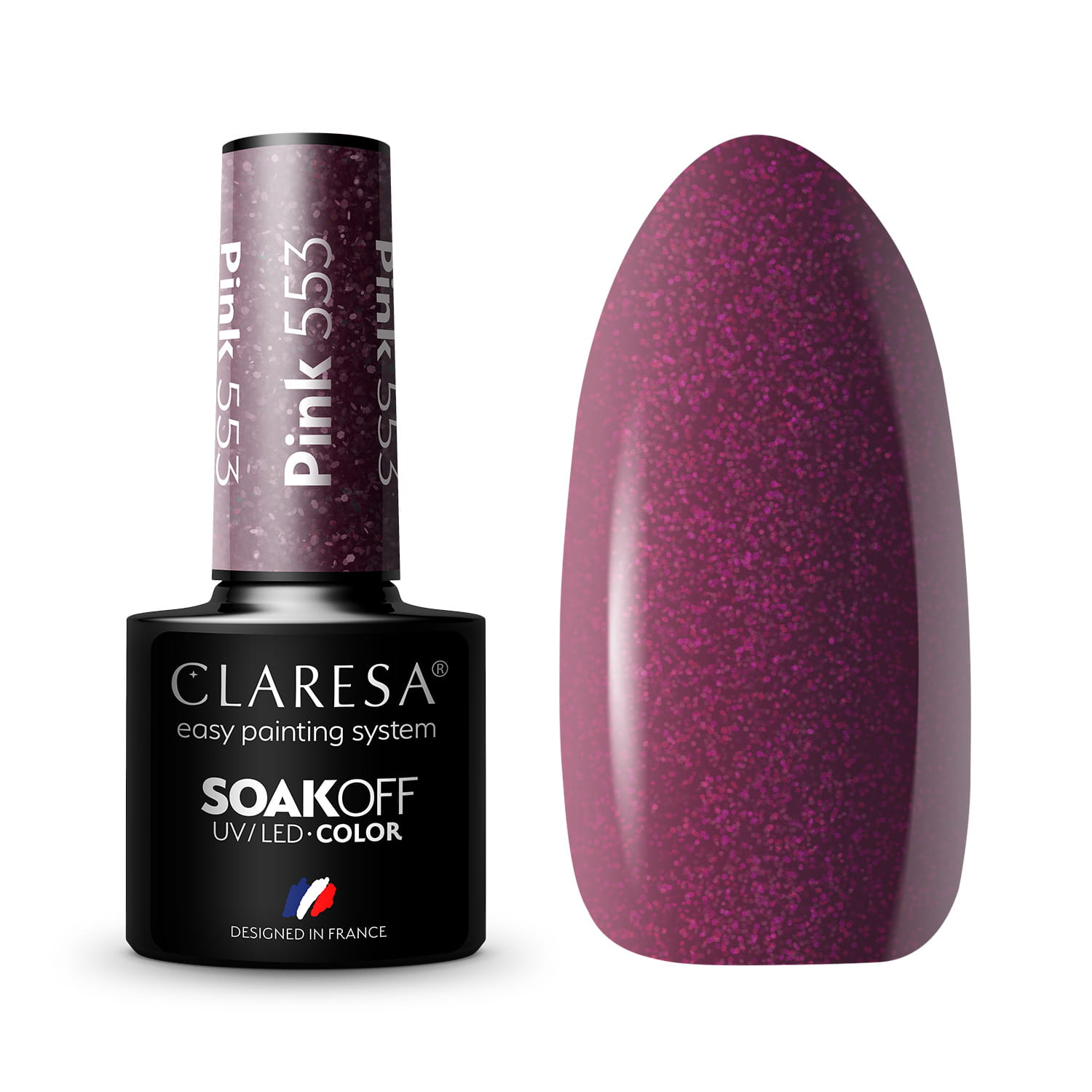 CLARESA UV/LED gél lakk 5g - PINK 553