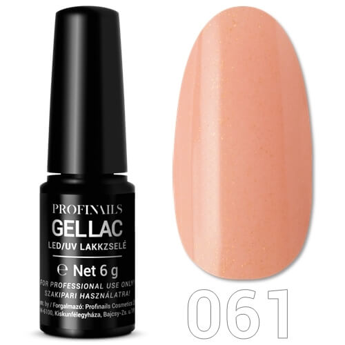 Profinails Gel Lac LED/UV lakkzselé 6gr No.061