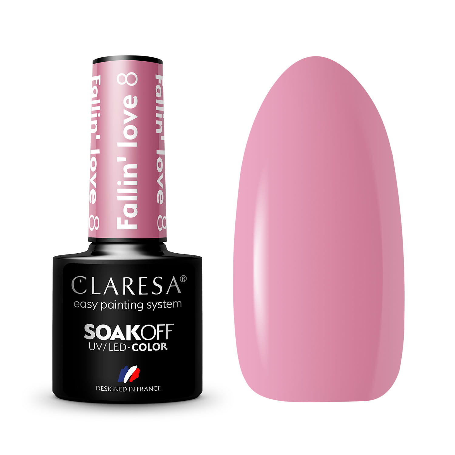 CLARESA UV/LED gél lakk 5g - Fallin' Love 8