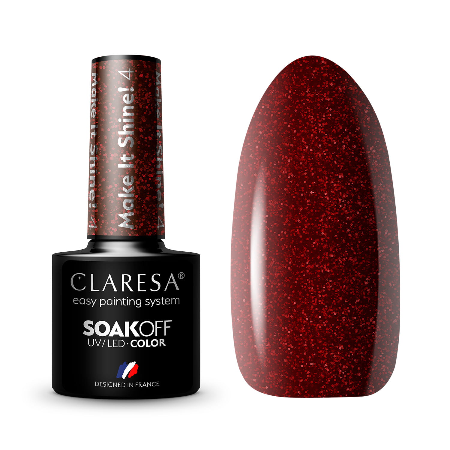 CLARESA UV/LED gél lakk 5g - Make It Shine! 4