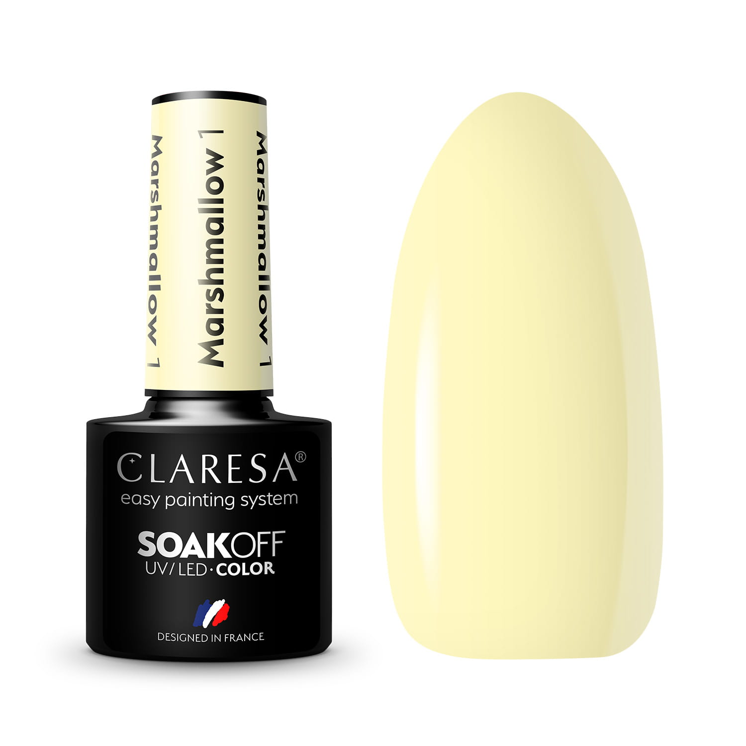 CLARESA UV/LED gél lakk 5g - MARSHMALLOW 1