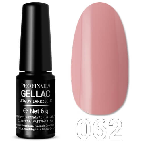 Profinails Gel Lac LED/UV lakkzselé 6gr No.062