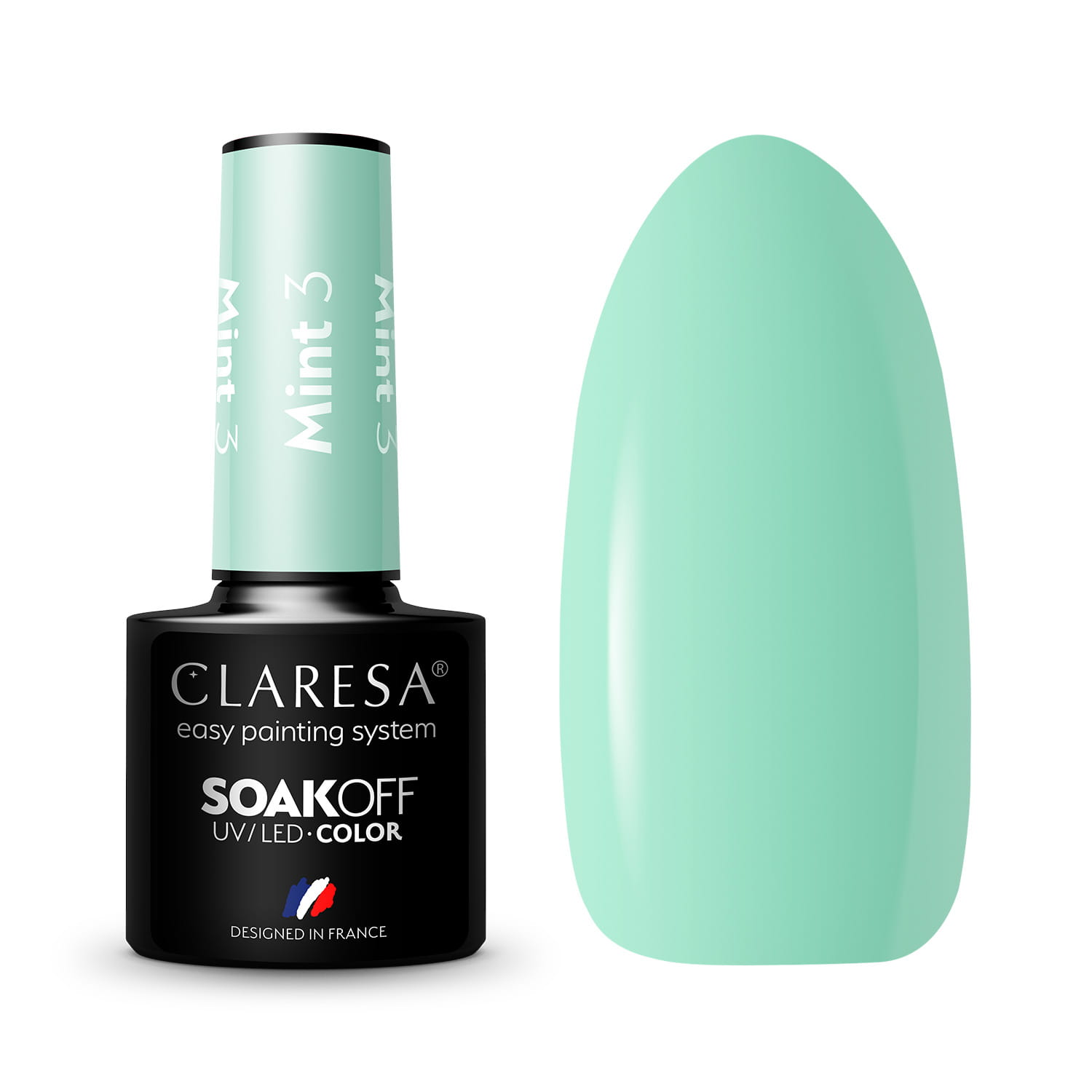 CLARESA UV/LED gél lakk 5g - MINT 3
