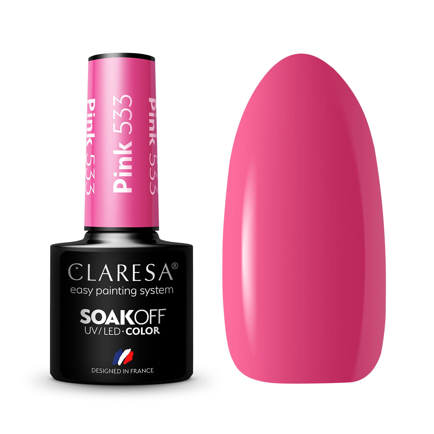 CLARESA UV/LED gél lakk 5g - PINK 533