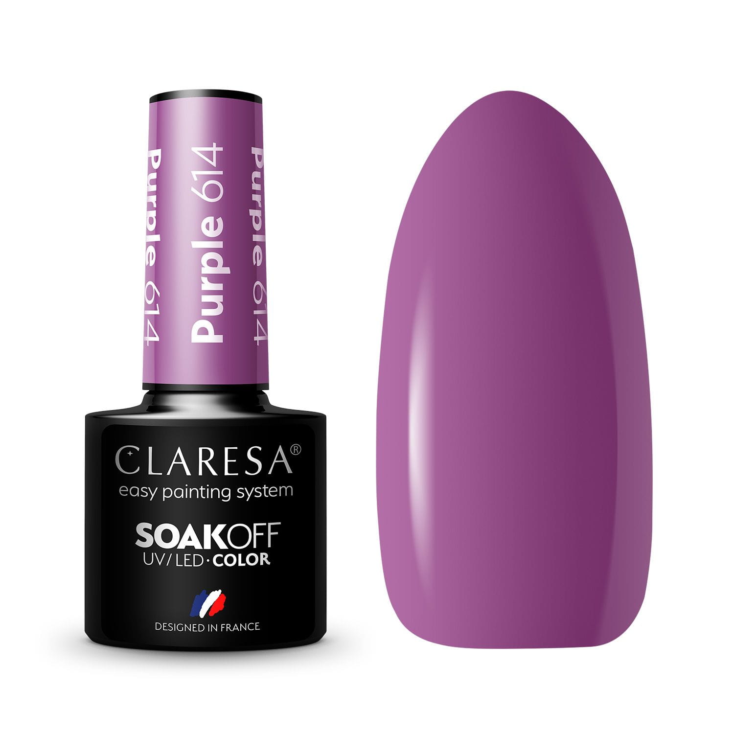 CLARESA UV/LED gél lakk 5g - PURPLE 614
