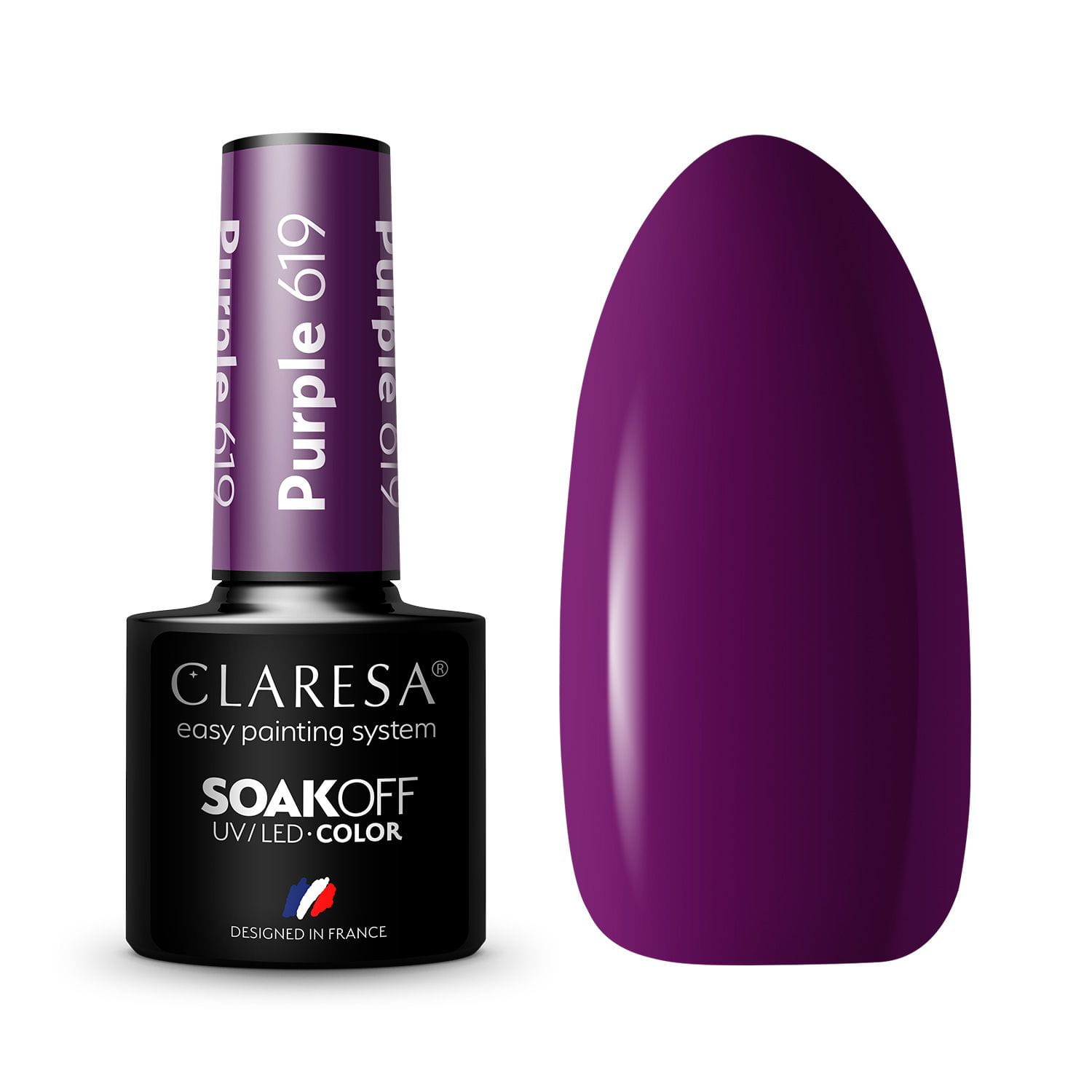 CLARESA UV/LED gél lakk 5g - PURPLE 619