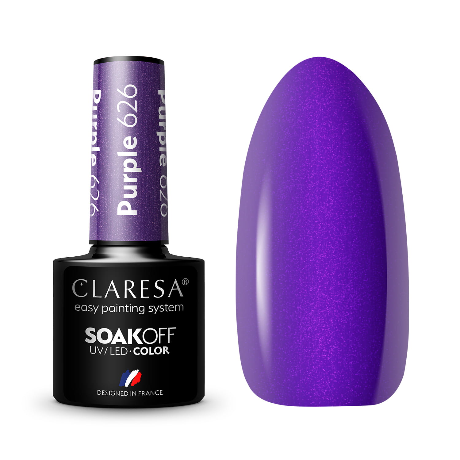 CLARESA UV/LED gél lakk 5g - PURPLE 626