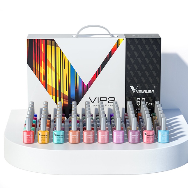 Venalisa VIP2 UV/LED Gél Lakk szett- Teljes szett - 60 db szín