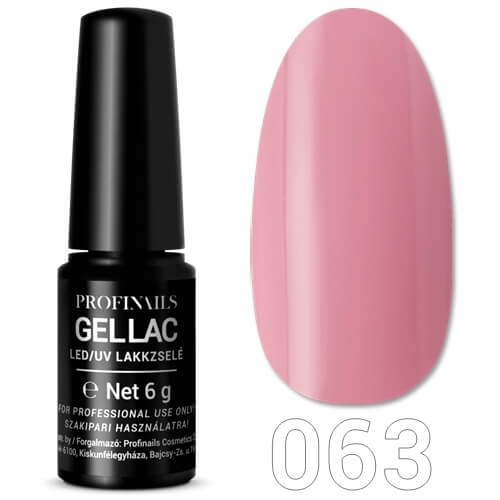 Profinails Gel Lac LED/UV lakkzselé 6gr No.063