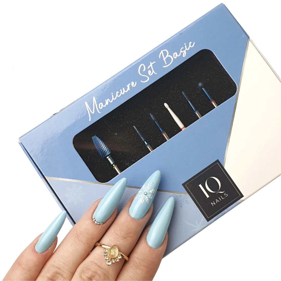 IQ Nails Expert Basic manikűr csiszolófej szett 6 dbos IQN Set