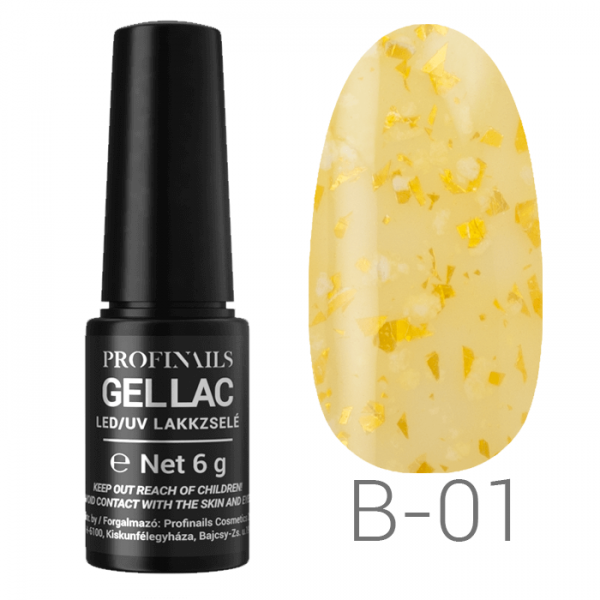 Profinails Gel Lac LED/UV lakkzselé Blooming Flower Collection 6gr No.B-01