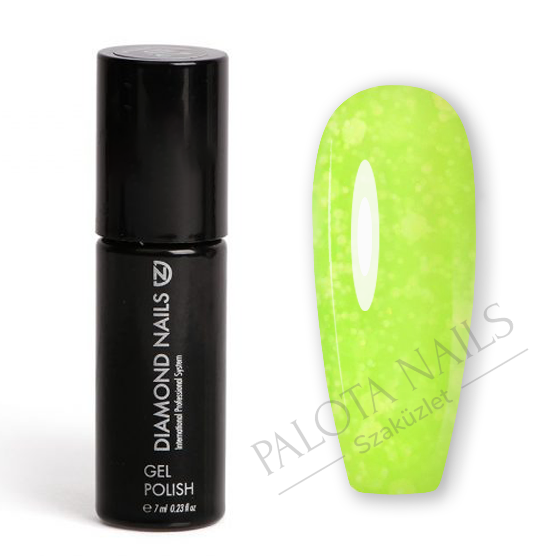 Diamond Nails Party Pop Collection gél lakk 7 ml No.DN296 - Lemon