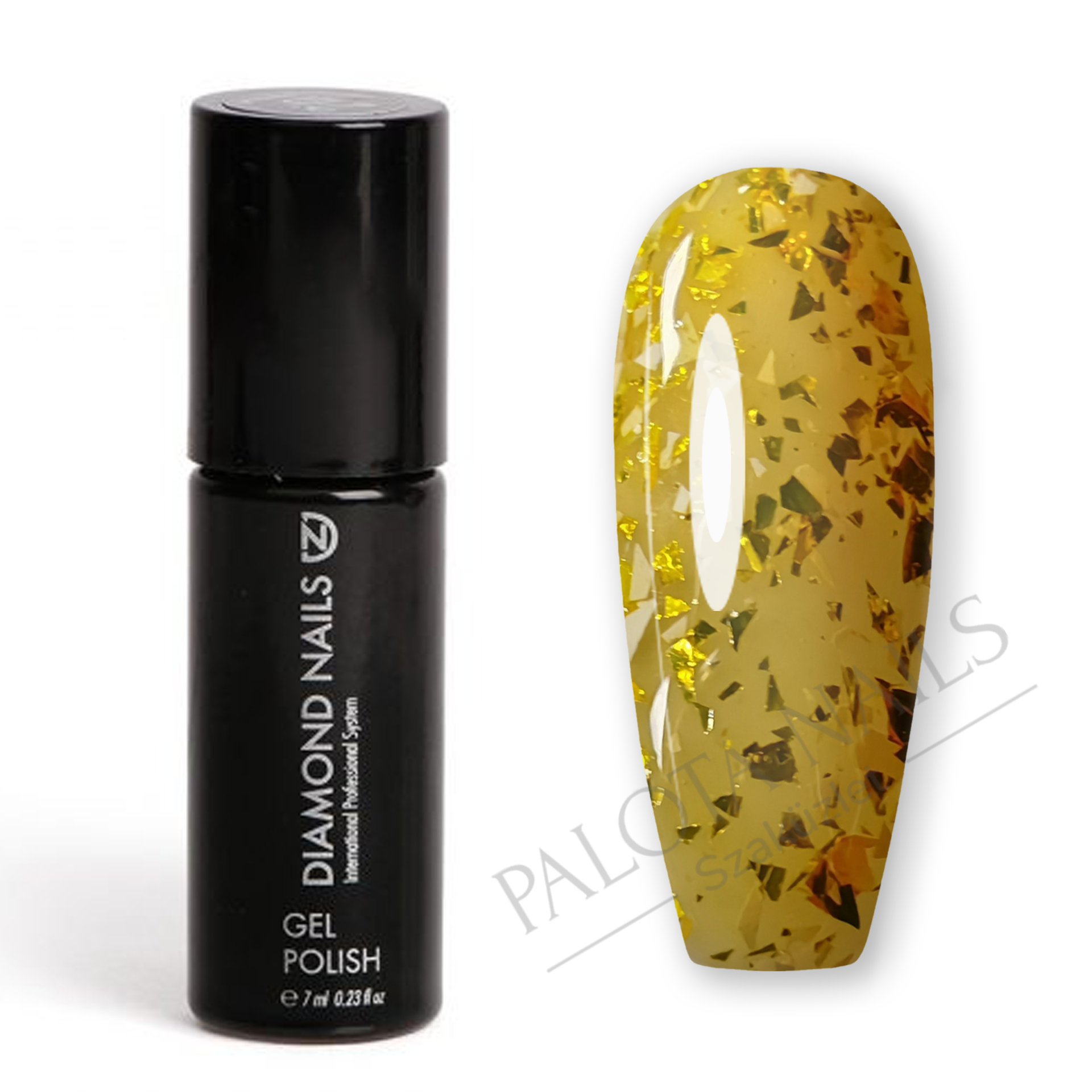 Diamond Nails Midnight Glam Collection gél lakk 7 ml No.DN305 - Gold